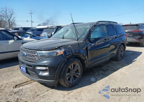 2021 Ford Explorer Xlt из США, поврежденный, VIN 1FMSK7DH8MGB67419